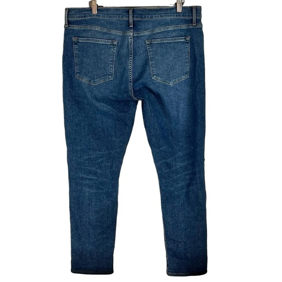 FRAME LE GARCON MID-RISE STRAIGHT-LEG ANKLE JEANS IN KINMOUNT NWT‎ WOMEN'S 32 - Picture 6 of 16